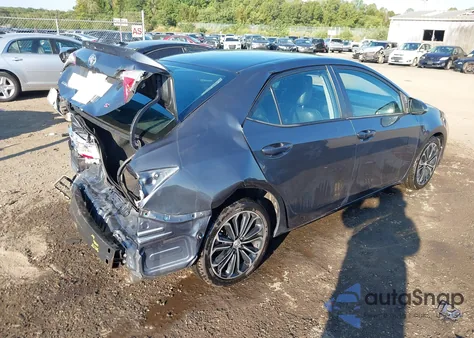 2015 Toyota Corolla S Plus z USA, uszkodzony, nr VIN 2T1BURHE2FC466853